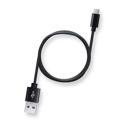 iHip 0,9m PVC Micro USB High Speed Daten- und Ladekabel Schwarz für Samsung Galaxy, Samsung Note, LG, Nexus, Nokia, PS4, Xbox One Controller von iHip