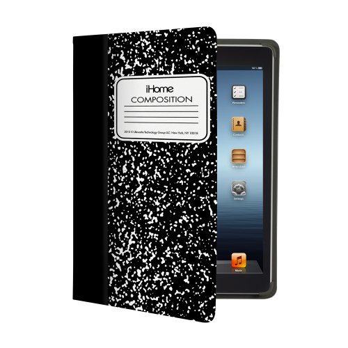 iHome Composition Notebook-Schutzhülle für iPad Mini, Schwarz von iHome