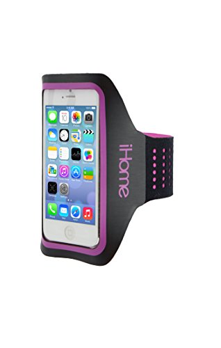 iHome Universelles verstellbares Neonarmband – Einzelhandelsverpackung – Pink von iHome