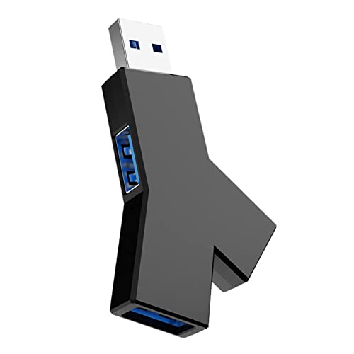 iJiZuo USB 3.0 Hub, 3 Port Mini USB Verteiler, mit USB 3.0 und USB 2.0 Tragbarer USB Splitter Geeignet für PS4/PS5, Gaming PC, Laptop, USB Stick, Drucker, Keyboard, MacBook, und mehr von iJiZuo