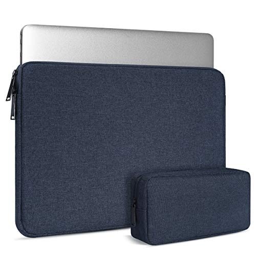 13.3 Zoll Tablet Sleeve Case für Asus ZenBook 13/Asus Chromebook 13, Surface Laptop 3, MacBook Air 13 A2179 A1932/Razer Blade 13/Acer Spin 5, Laptoptasche Tasche mit kleinem Etui, blau von iKammo