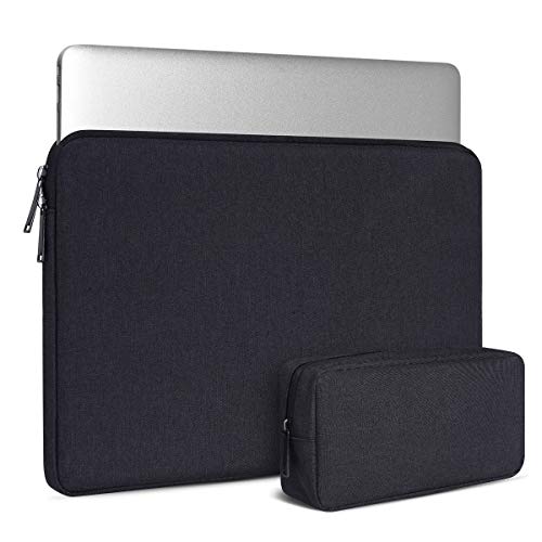 Wasserdichte Laptoptasche Schutzhülle mit Tasche Schwarz (mit kleiner Tasche). 12.5-13.3 Inch von iKammo