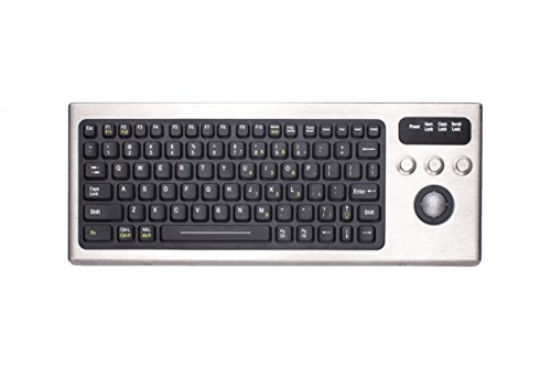 Ikey DBL-810-TB-USB Tastatur mit integriertem Trackball von iKey