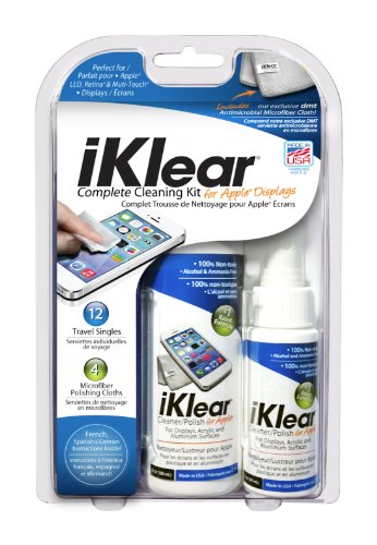 iKlear iK-5MCK Polish Cleaning Kit für Apple iPad/iPhone/MacBook Flachbildschirme von iKlear