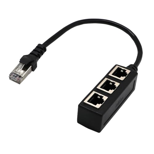 LAN 1 Stecker Auf 3 Buchse LAN Ethernet Splitter,RJ45 Ethernet Splitter,LAN Kabel Verteiler,für Ethernet Cat5 Cat6 Cat7 LAN 1 Stecker Auf 3 Buchse LAN Ethernet Splitter,RJ45 Ethernet Splitter,LAN Kabel Verteiler,für Ethernet Cat5 Cat6 Cat7 von iLamdeetek