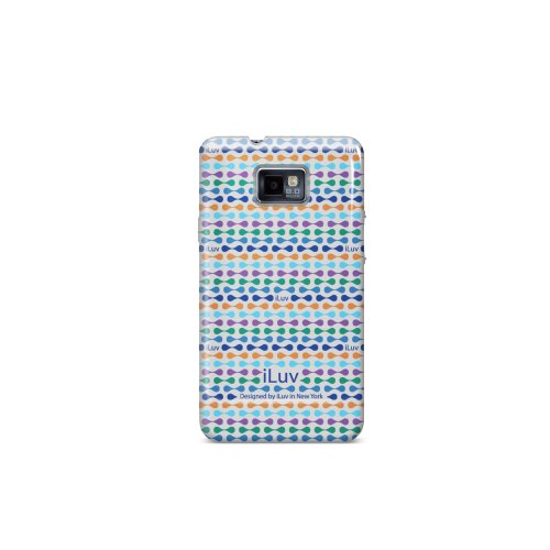 iLuv iss222blk TPU Case für Samsung Galaxy i9100 SII blau von iLuv