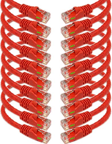 iMBAPrice IMBA-CAT5-25RD-10PK Netzwerk-Ethernet-Patchkabel, 6,5 m, 10 Stück, Rot iMBAPrice IMBA-CAT5-25RD-10PK Netzwerk-Ethernet-Patchkabel, 6,5 m, 10 Stück, Rot von iMBAPrice