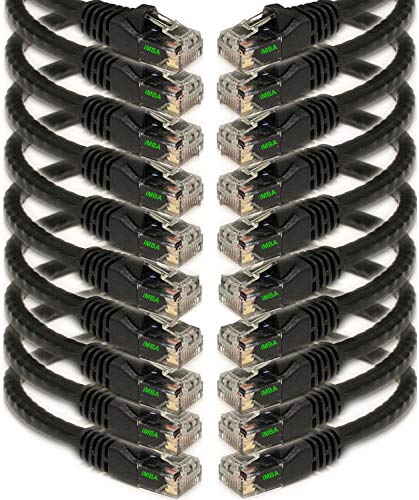 iMBAPrice IMBA-CAT5-50BK-10PK Netzwerk-Ethernet-Patchkabel, 15 m, Schwarz, 10 Stück iMBAPrice IMBA-CAT5-50BK-10PK Netzwerk-Ethernet-Patchkabel, 15 m, Schwarz, 10 Stück von iMBAPrice