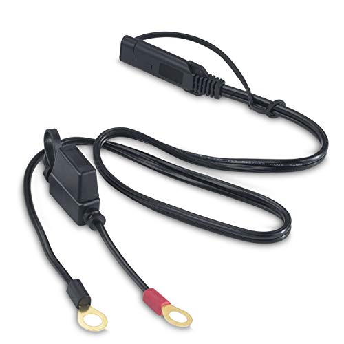 iMESTOU SAE Kabel 2 Pin Quick Disconnect Stecker zu O Ring Terminal Kabelbaum 2 Fuß Verlängerung Ladekabel SAE-Stecker mit Sicherung für 12V/24V Motorrad, ATV, Rasenmäher... iMESTOU SAE Kabel 2 Pin Quick Disconnect Stecker zu O Ring Terminal Kabelbaum 2 Fuß Verlängerung Ladekabel SAE-Stecker mit Sicherung für 12V/24V Motorrad, ATV, Rasenmäher... von iMESTOU