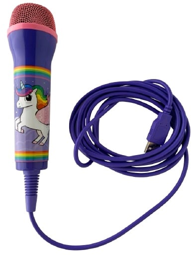 Unicorn Rainbow Microphone - 3M Cable von iMP Tech