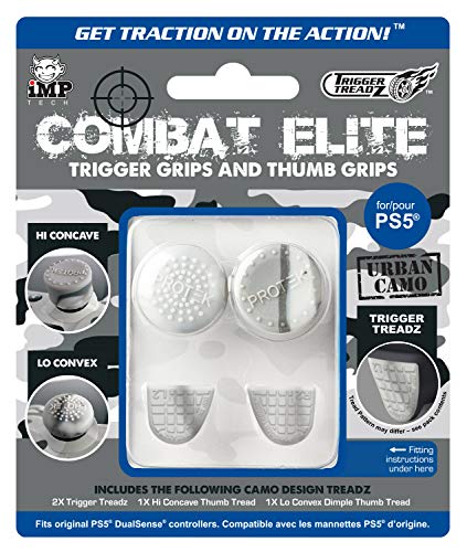 iMP Tech Combat Elite Thumb & Trigger Treadz Dual Sense Controller Grips - Urban Camo (PS5) (PS5) von iMP Tech