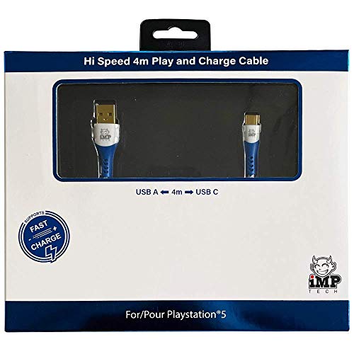 iMP Tech PS5 High Speed 4 Metre Play & Charge Cable, Einzelpackung von iMP Tech