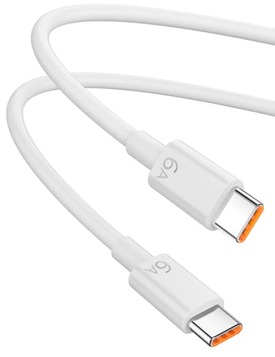 100W USB C auf USB C Kabel 1M für Honor Ladekabel,6A Super Charge Ladekabel Typ C Ladekabel Datenkabel Schnellladekabel für Huawei Honor Magic7 Lite 7Pro 6Lite 6Pro V3 200Pro Lite 90 Lite Pad X8a 9 von iMangoo