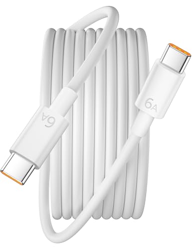 100W USB C auf USB C Kabel 2M für Honor Ladekabel,6A Super Charge Ladekabel Typ C Ladekabel Datenkabel Schnellladekabel für Huawei Honor Magic7 Lite 7Pro 6Lite 6Pro V3 200Pro Lite 90 Lite Pad X8a 9 von iMangoo