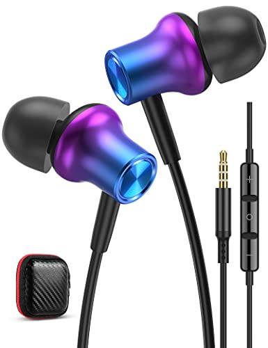 Kopfhörer für Samsung A25 A05s A14 A13 A15 A32 A22 A23,In Ear Kopfhörer mit Kabel 3.5mm Klinkenstecker,Magnetic Ohrhörer Headset mit Mikrofon für S10 S9 S8 A72 A51 Moto g54 g24 Redmi 13C 14C Note 13 von iMangoo