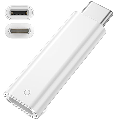 Ladeadapter für Apple Pencil 1st Gen,Bluetooth USB-C auf Apple Pencil Adapter für Apple Pencil 1st Gen iPad 11 10th,Adapter USB-C Stecker auf Lightning Buchse Adapter für Apple Pencil 1 und iPad 11 10 von iMangoo
