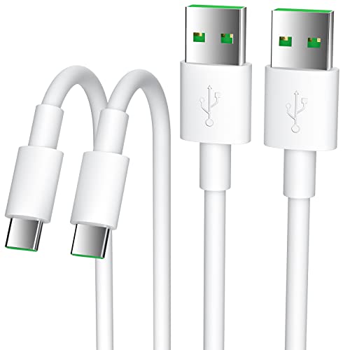 USB C Kabel 1,8M 2Stück,65W 6A Ladekabel für OPPO Super Vooc USB C Schnellladekabel für Find X5 Pro X5 X3 Neo X3 Pro X2 X2 Pro Reno8 Pro 8 7 Pro 7 6 Pro 6 A96 A76 Warp Charge Lade Kabel für OnePlus 11 von iMangoo