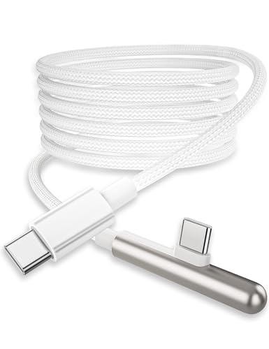 USB C Kabel 240W 3m für iPhone 16 15 Pro Max Plus,90 Grad Winkel Ladekabel USB C auf USB C Ladekabel PD Nylon Schnellladekabel für Samsung Galaxy A55 A35 A16 A25 A15 A54 S25 Ultra S24 Pixel 8a 9 Pro von iMangoo
