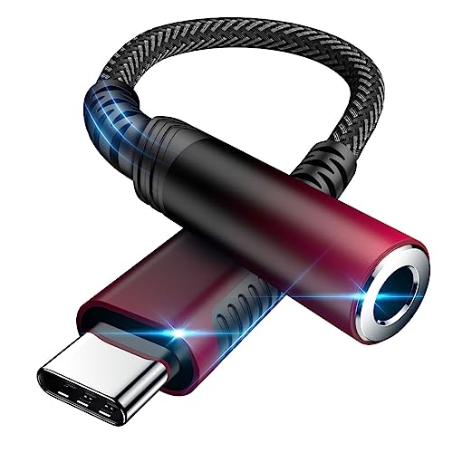 USB C Kopfhörer Adapter Aux für iPhone 15 Pro Max Samsung A55 A35 A54 A34 A53 A33 S24 Ultra,USB C auf 3,5mm Klinke Adapter Jack Audio Typ C Aux Adapter zu Kopfhörer Audio für Poco X6 Pro Pixel 8 7a von iMangoo