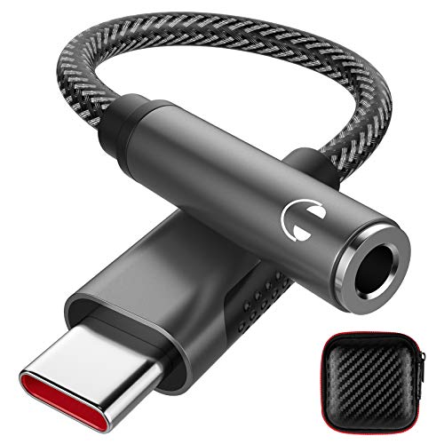 iMangoo USB-C-auf-3.5-mm-Klinkenadapter, Typ C auf 3.5-mm-Kopfhörer, DAC-Mikrofon, Aux-Digital-Audio-Kopfhörer-Adapter für Samsung Galaxy S20, FE Note 20, Ultra S20+, 8Pro, Google Pixel 5 iMangoo USB-C-auf-3.5-mm-Klinkenadapter, Typ C auf 3.5-mm-Kopfhörer, DAC-Mikrofon, Aux-Digital-Audio-Kopfhörer-Adapter für Samsung Galaxy S20, FE Note 20, Ultra S20+, 8Pro, Google Pixel 5 von iMangoo