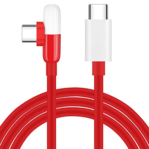 iMangoo USB C auf C Kabel, 90 Grad 3A/65W Ladekabel Warp Charge USB Typ C auf Typ C PD Schnellladekabel 2 m rechtwinkliger Datenstromkabel für OnePlus 9 Pro/9/8T/Samsung S21+ Ultra/S20 FE iMangoo USB C auf C Kabel, 90 Grad 3A/65W Ladekabel Warp Charge USB Typ C auf Typ C PD Schnellladekabel 2 m rechtwinkliger Datenstromkabel für OnePlus 9 Pro/9/8T/Samsung S21+ Ultra/S20 FE von iMangoo