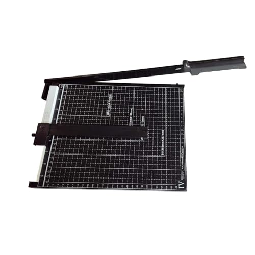 Papierschneider Papierschneidemaschine A4 Hebelschneider aus Metall Schneidemaschine Fotoschneider, Papier Schneidegerät für Zuhause, Schule und Büro,32 x 25 x 5 cm,Schwarz Papierschneider Papierschneidemaschine A4 Hebelschneider aus Metall Schneidemaschine Fotoschneider, Papier Schneidegerät für Zuhause, Schule und Büro,32 x 25 x 5 cm,Schwarz von iMeshbean