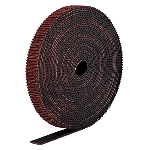 iMetrx GT2 Riemen 10mm Belt 3D Drucker 5Meter Zahnriemen Prämie Fiberglas Zugschnur Verschleißfeste braune Nylon Zahnoberflächen von iMetrx