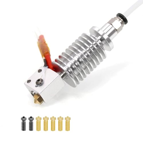 iMetrx Kobra Max/Kobra Plus/Vyper Hotend Hotend 24V V5 J-Head mit 7Stück Vulkandüse für Anycubic Vyper/Kobra Max/Kobra Plus Hotend 3D Drucker Accessories Upgrades von iMetrx