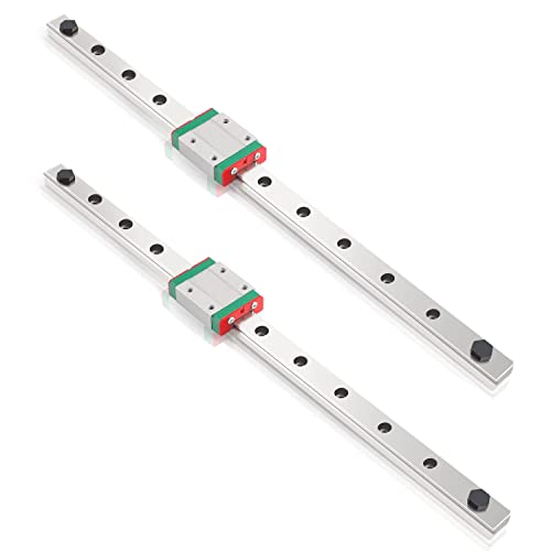 iMetrx MGN12H 500MM linearführung schiene MGN12 für 3D-Drucker und CNC-Maschine (2 Pack) von iMetrx