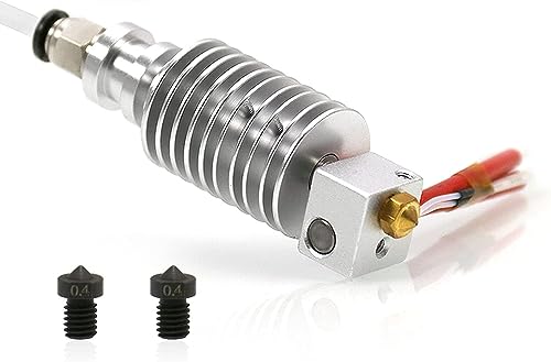 iMetrx V5 J-Head Anycubic Chiron Hotend 24V mit 2Stück V6 Düsen aus gehärtetem Stahl 0.4mm für Anycubic Chiron 3D-Drucker Upgrade von iMetrx