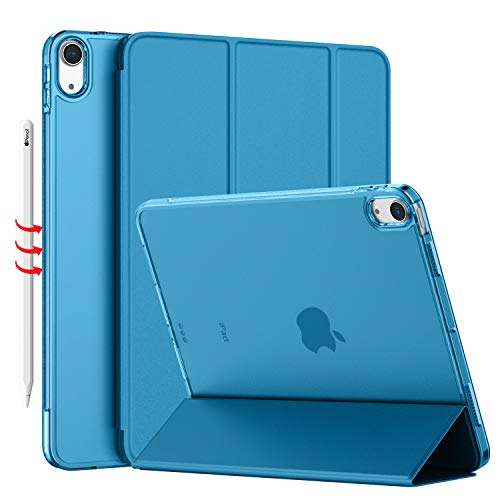 iMieet Schutzhülle für iPad Air 27,9 cm (11 Zoll), M3 2025/M2 2024 – iPad Air 5. / 4. Generation 2022/2020, 27,7 cm (10,9 Zoll), schlanke, harte Polycarbonat-Rückseite, unterstützt Touch ID von iMieet
