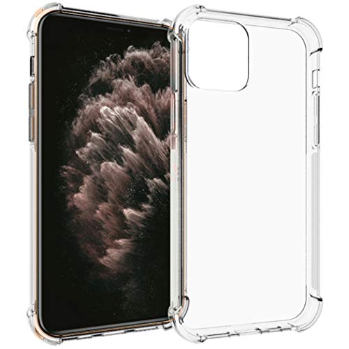 iMoshion Backcover,Softcase Hülle kompatibel mit iPhone 12, iPhone 12 Pro – Shockproof Case Handyhülle – Silikon Schutzhülle in Transparent [Verstärkte Ecken, Stoßfest, Dünn] von iMoshion