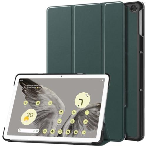 iMoshion Bookcase kompatibel mit Google Pixel Tablet - Dunkelgrün von iMoshion