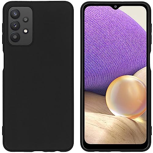 iMoshion Softcase,Backcover Hülle kompatibel mit Samsung Galaxy A32 (5G) – Color Back Cover – Silikon Handyhülle Soft Case in Schwarz [Matt, Ultradünn, Anti-Rutsch] von iMoshion
