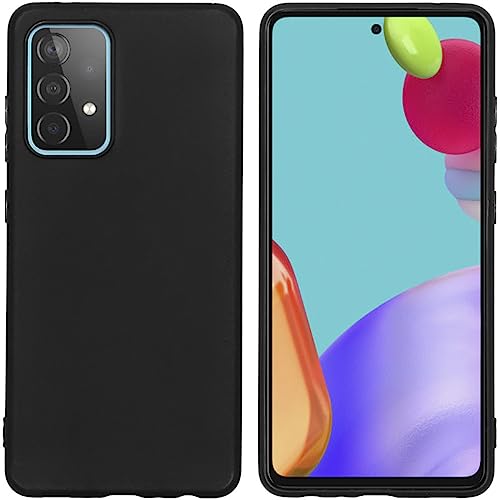 iMoshion Softcase,Backcover Hülle kompatibel mit Samsung Galaxy A52(4G/5G)/A52s – Color Back Cover – Silikon Handyhülle Soft Case in Schwarz [Matt, Ultradünn, Anti-Rutsch] von iMoshion