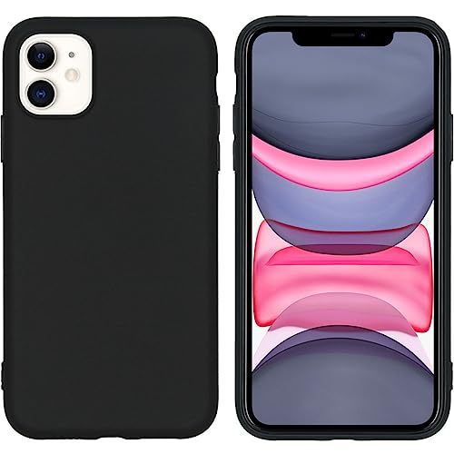 iMoshion Softcase,Backcover Hülle kompatibel mit iPhone 11 – Color Back Cover – Silikon Handyhülle Soft Case in Schwarz [Matt, Ultradünn, Anti-Rutsch] von iMoshion