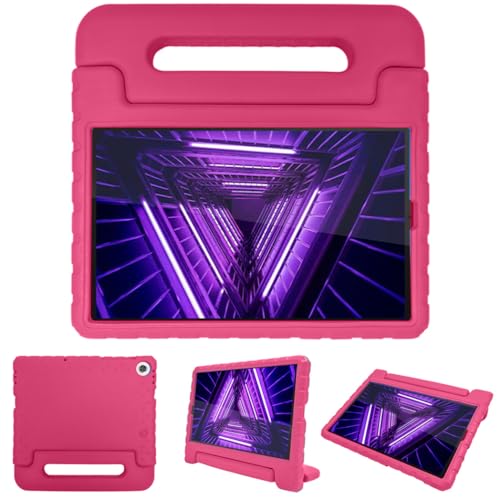 iMoshion Kinder Tablethülle für Lenovo Tab M10 HD (2nd gen) Hüllen für Tablets in Rosa mit Handgriff und Ständer von iMoshion