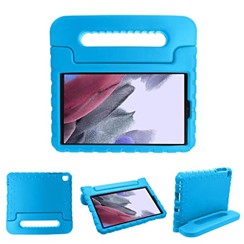 iiMoshion Kinder Tablethülle für Samsung Galaxy Tab A7 Lite Hüllen für Tablets in Blau mit Handgriff und Ständer von iMoshion