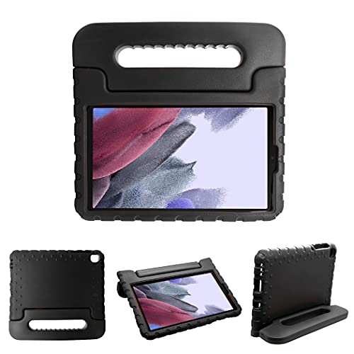 iMoshion Kinder Tablethülle für Samsung Galaxy Tab A7 Lite Hüllen für Tablets in Schwarz mit Handgriff und Ständer von iMoshion