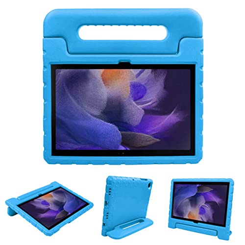 iMoshion Kinder Tablethülle für Samsung Galaxy Tab A8 Hüllen für Tablets in Blau mit Handgriff und Ständer von iMoshion