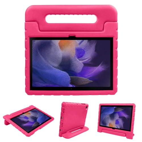 iMoshion Kindertablet-Hülle für Samsung Galaxy Tab A8 Hüllen für Tablets in Rosa mit Handgriff und Ständer von iMoshion