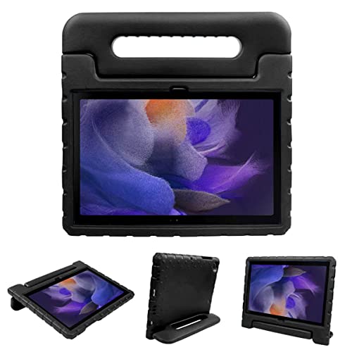 iMoshion Kinder Tablethülle für Samsung Galaxy Tab A8 Hüllen für Tablets in Schwarz mit Handgriff und Ständer von iMoshion