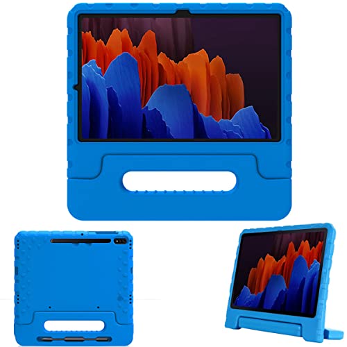 iMoshion kompatibel mit Samsung Galaxy Tab S7 Plus Hülle – Tablethülle für Kinder – Tablet Kids Case in Mehrfarbig mit Handgriff und Ständer [Robust, Griffig, Stoßfest] von iMoshion