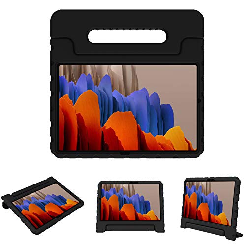 iMoshion kompatibel mit Samsung Galaxy Tab S7 Plus Hülle – Tablethülle für Kinder – Tablet Kids Case in Mehrfarbig mit Handgriff und Ständer [Robust, Griffig, Stoßfest] von iMoshion