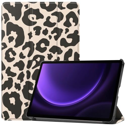 iMoshion kompatibel mit Samsung Galaxy Tab S9 FE Hülle – Trifold Tablet Case – Schutzhülle mit Motiv Kunstleder [Mit Ständer, Mikrofaser-Futter, Magnetverschluss] von iMoshion