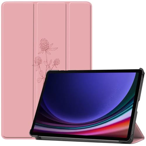 iMoshion kompatibel mit Samsung Galaxy Tab S9 Hülle – Trifold Tablet Case – Schutzhülle mit Motiv Kunstleder [Mit Ständer, Mikrofaser-Futter, Magnetverschluss] von iMoshion