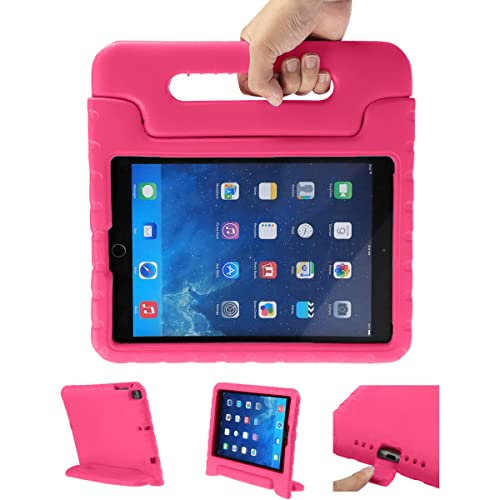 iMoshion Kinder Tablethülle für iPad (2017), iPad (2018) Hüllen für Tablets in Rosa mit Handgriff und Ständer von iMoshion