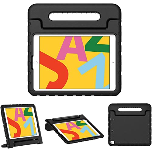 iMoshion Kinder-Tablet-Hülle mit Griff Ständer für iPad 10,2 Zoll, Kinderhülle für iPad, iPad-Hülle (9./8./7. Generation, 2021/2020/2019), stoßfeste Ganzkörper-Griffständer-Tablet-Schutzhülle von iMoshion
