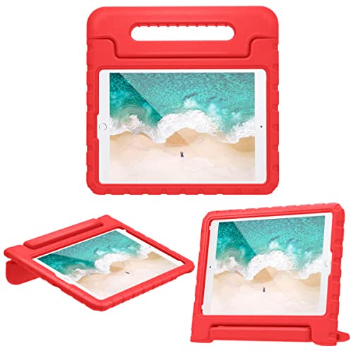 iMoshion Kinder Tablethülle Schutzhülle mit Handgriff Kickstand für das iPad 10.2 Zoll Rot von iMoshion