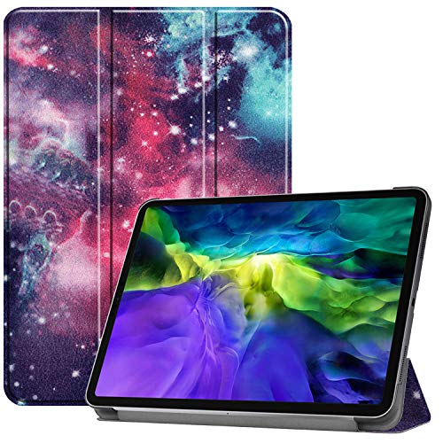 iMoshion kompatibel mit iPad Pro 11 Hülle – Trifold Tablet Case – Schutzhülle mit Motiv Kunstleder [Mit Ständer, Mikrofaser-Futter, Magnetverschluss] von iMoshion
